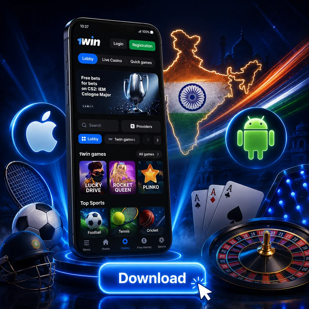 1win App Download for Android (APK) & iOS in India